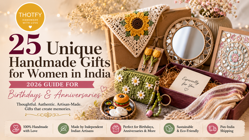 25 Unique Handmade Gifts for Women in India: 2026 Gift Guide