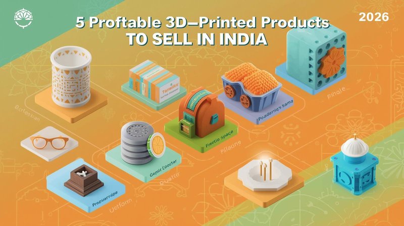 5 Profitable 3D-Printed Products to Sell in India (2026 Guide)