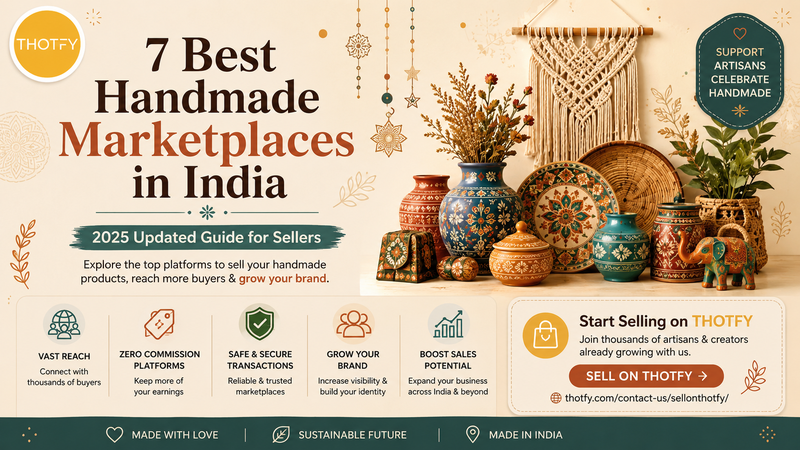 7 Best Handmade Marketplaces in India (2025 Updated Guide for Sellers)