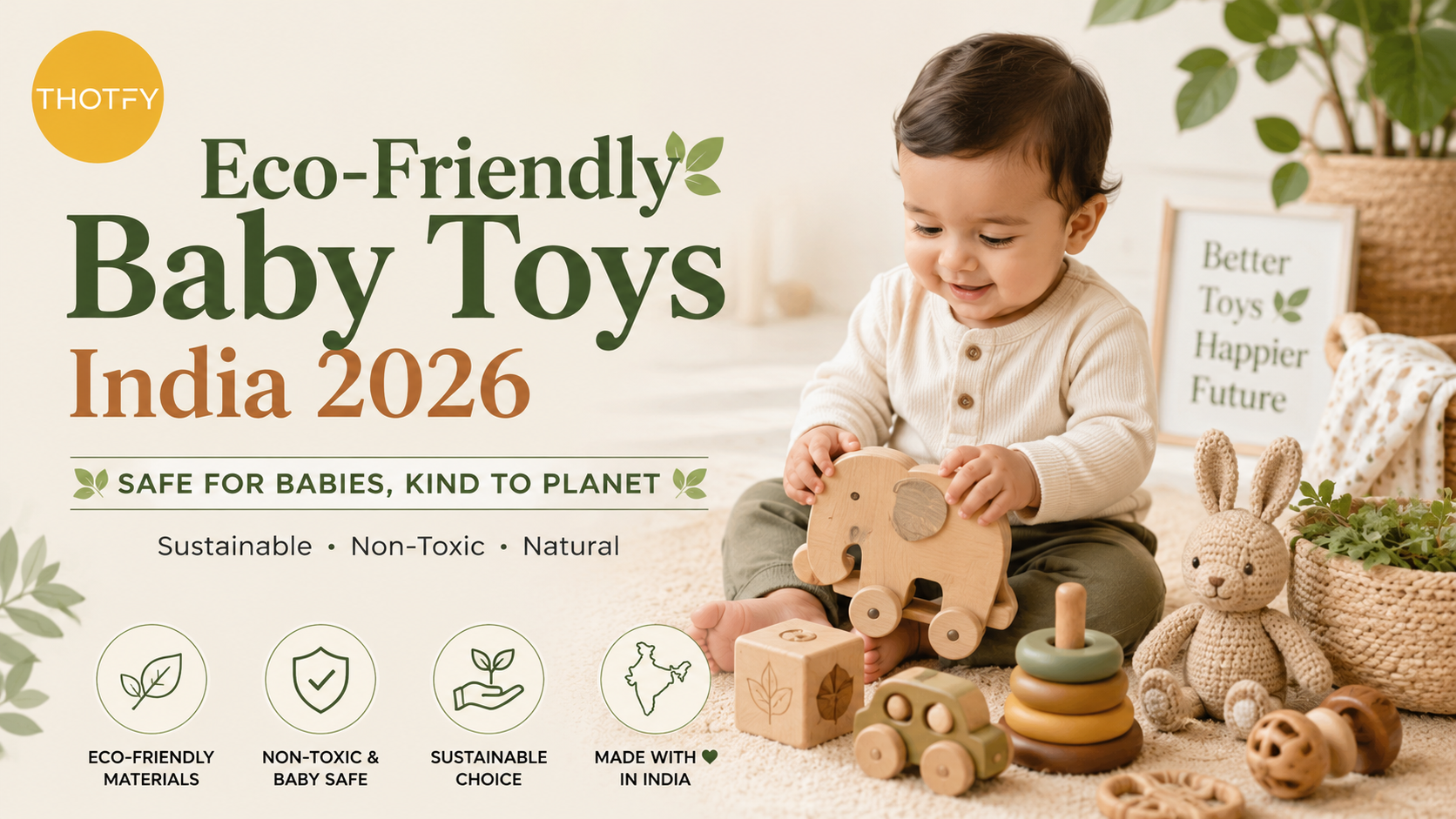 Best Eco-Friendly Baby Toys in India (2026 Guide)