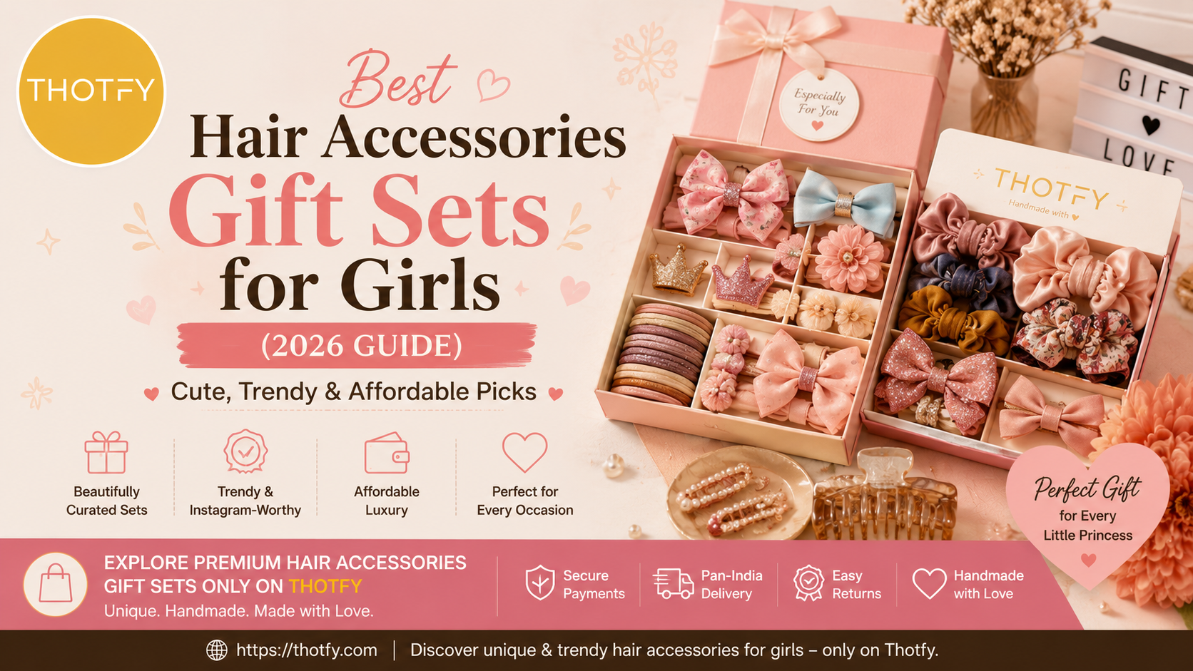 Cute Hair Accessories Gift Sets for Girls (2026 Trends)