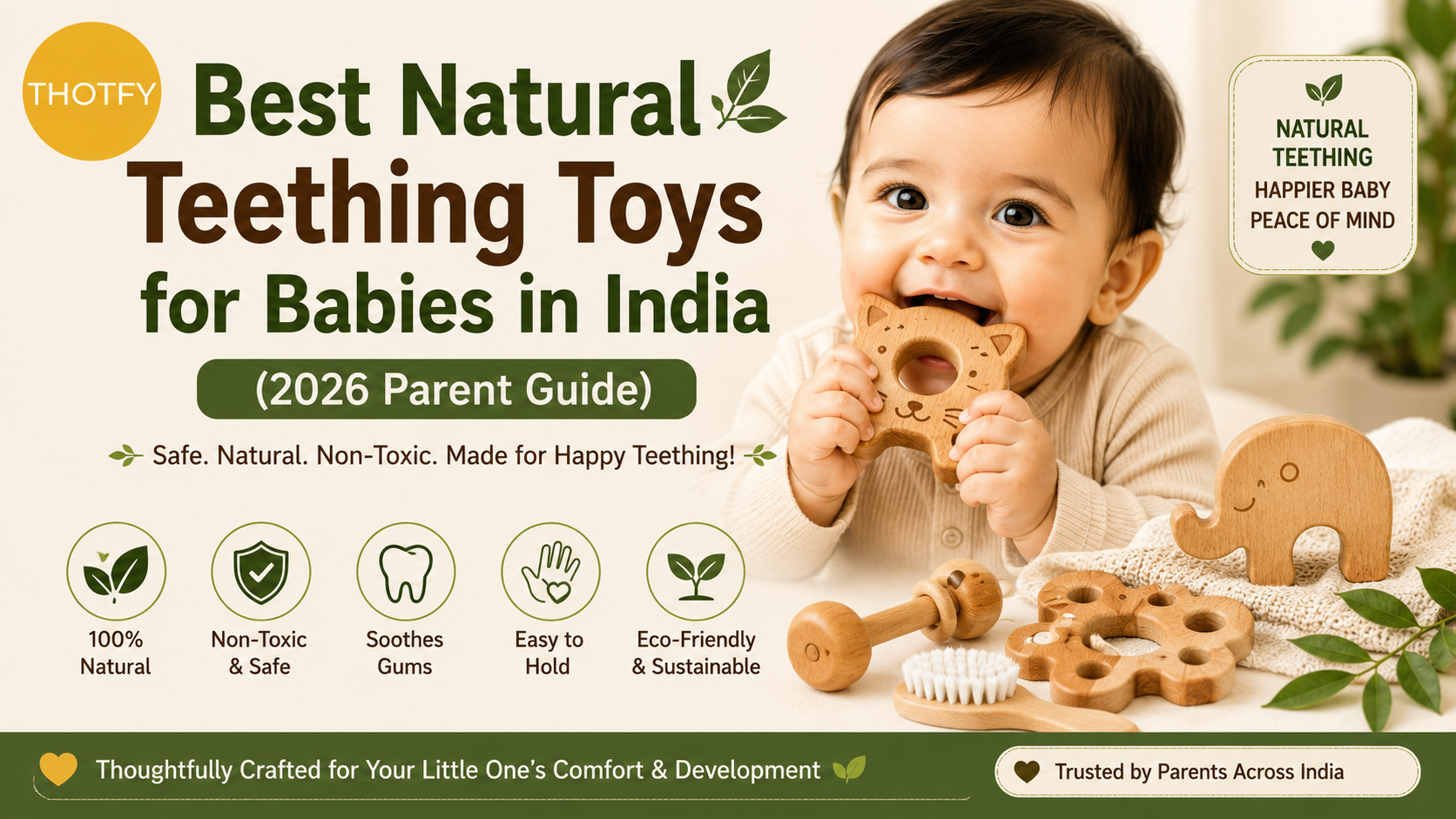 Best Natural Teething Toys for Babies