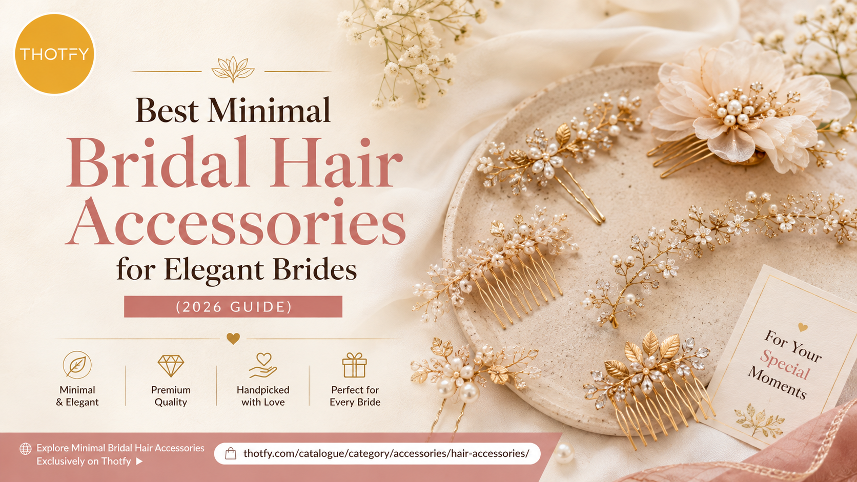 Best Bridal Hair Accessories for Minimal & Elegant Looks