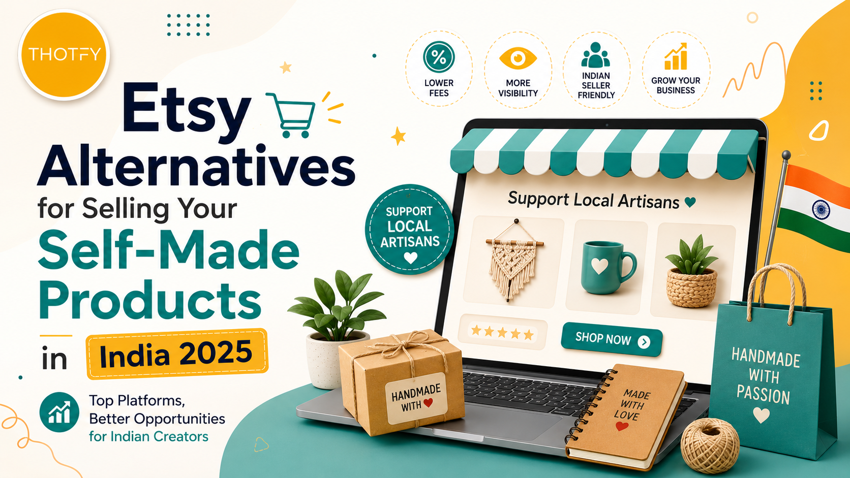 Etsy Alternatives for Selling Your Self-Made Products in India (2025)