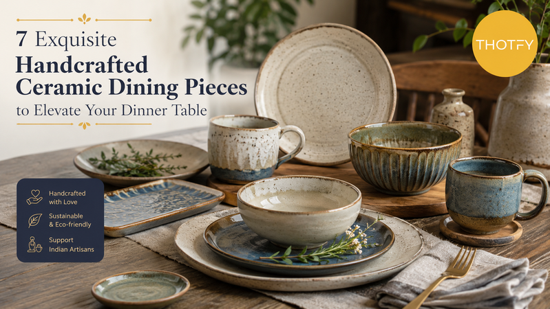 7 Exquisite Handcrafted Ceramic Dining Pieces to Elevate Your Dinner Table