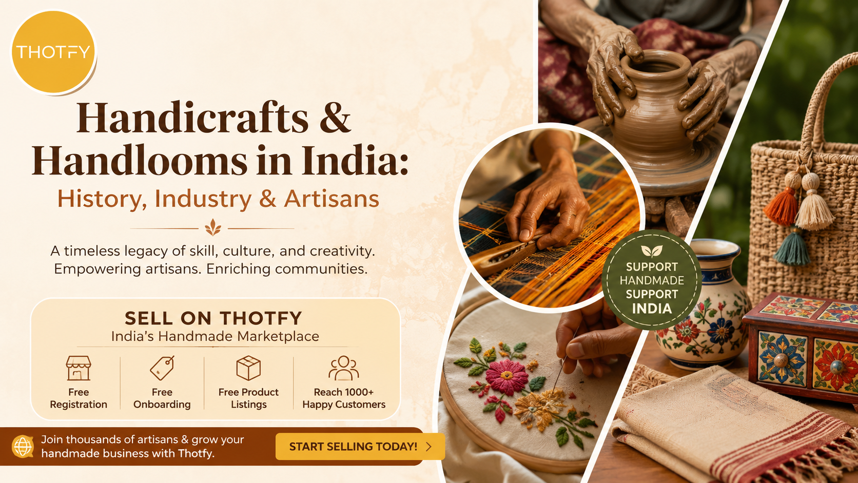 Handmade artistry from India