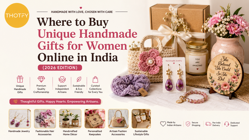Where to Buy Unique Handmade Gifts for Women Online in India (2026 Edition)