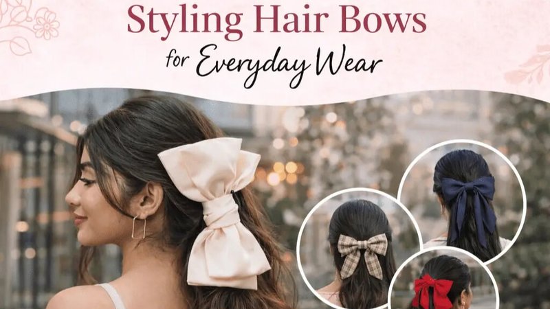 How to Style Hair Bows for College & Office