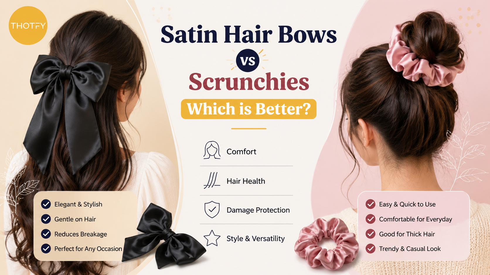 Satin Hair Bows vs Scrunchies – Which Is Better?