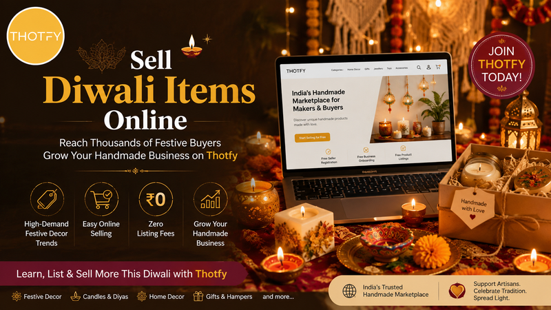 The Ultimate Seller’s Handbook: What, How, and Why You Should Sell Your Diwali Collection on Thotfy