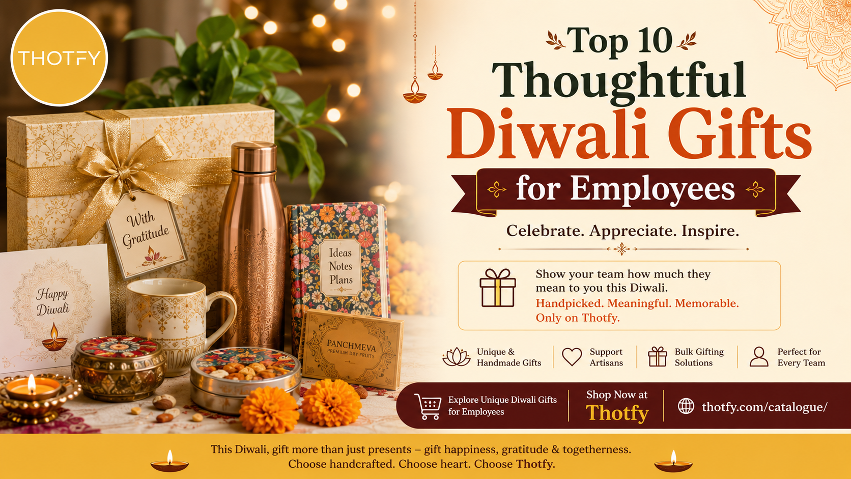 Top 10 Thoughtful Diwali Gifts for Employees