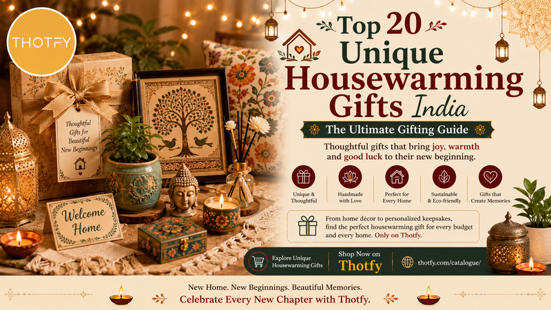 Top 20 Unique Housewarming Gifts India- The Ultimate Gifting Guide