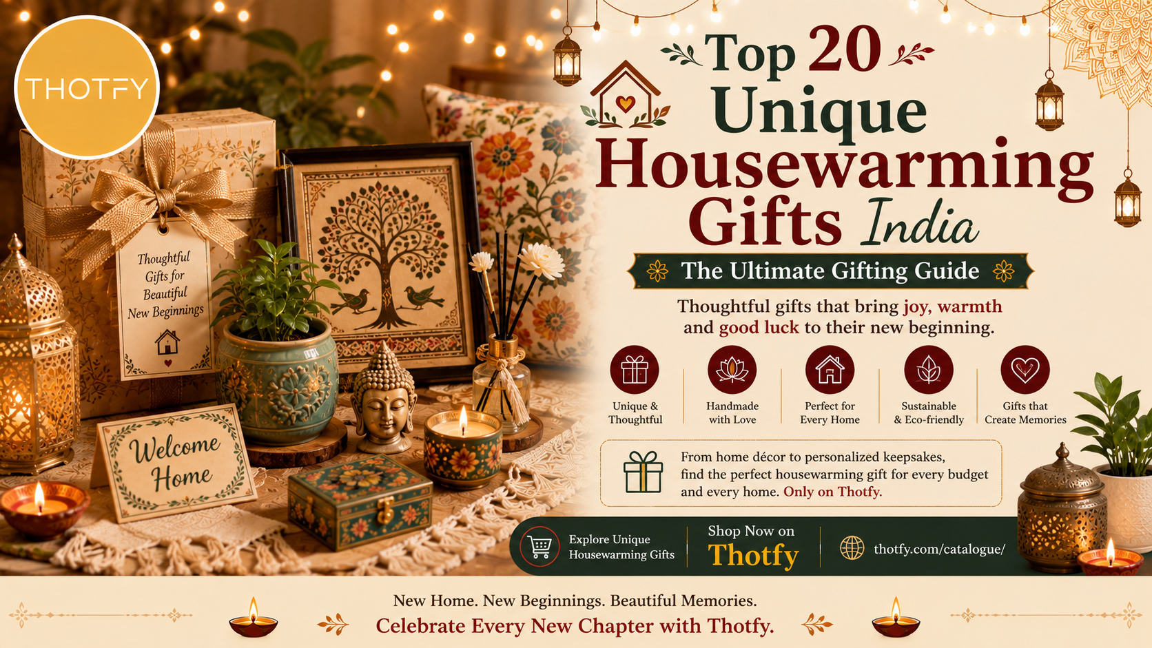 Top 20 Unique Housewarming Gifts India- The Ultimate Gifting Guide