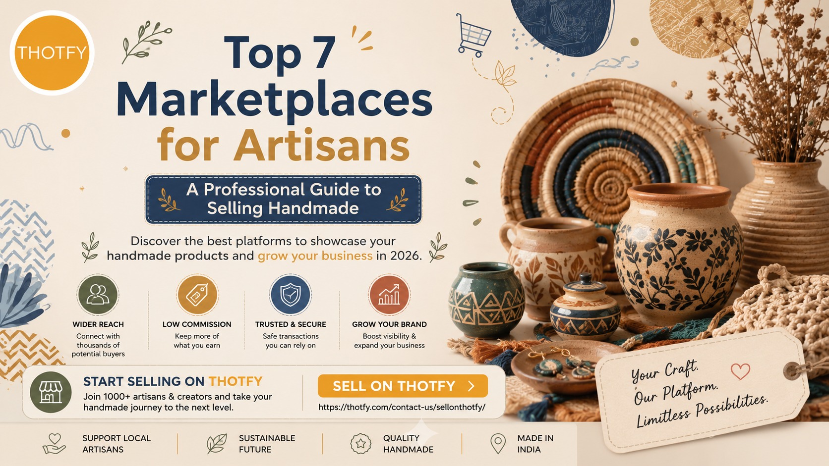 Top 7 Online Marketplaces for Artisans in 2026 to Grow & Earn More