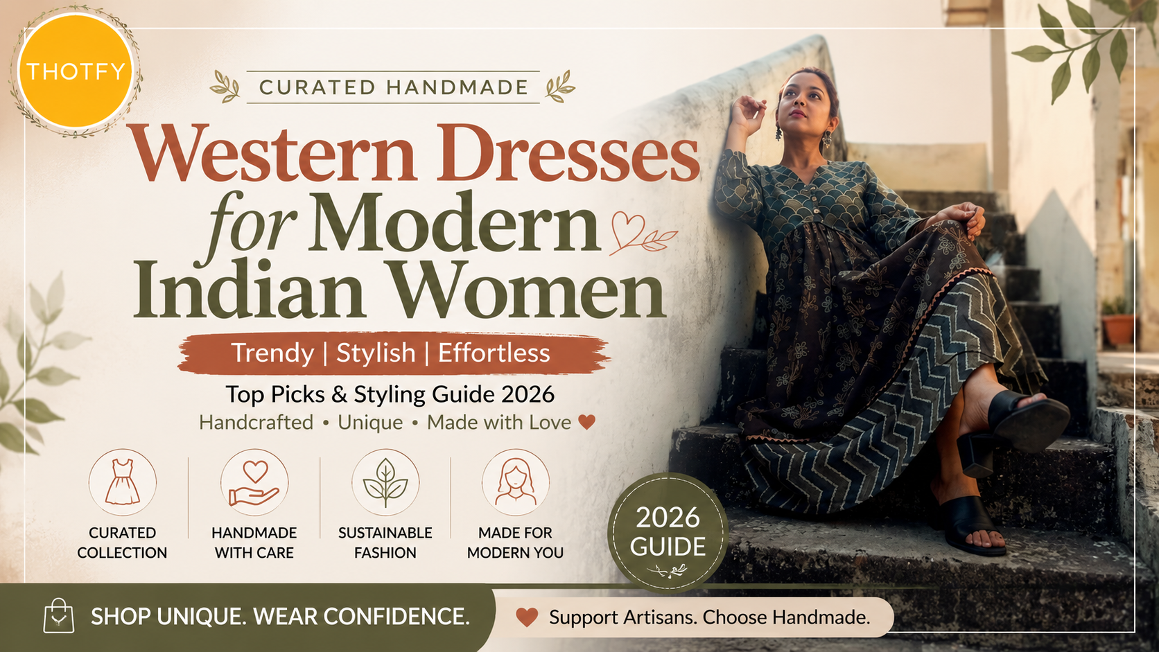 Curated Handmade Western Dresses for Modern Indian Women