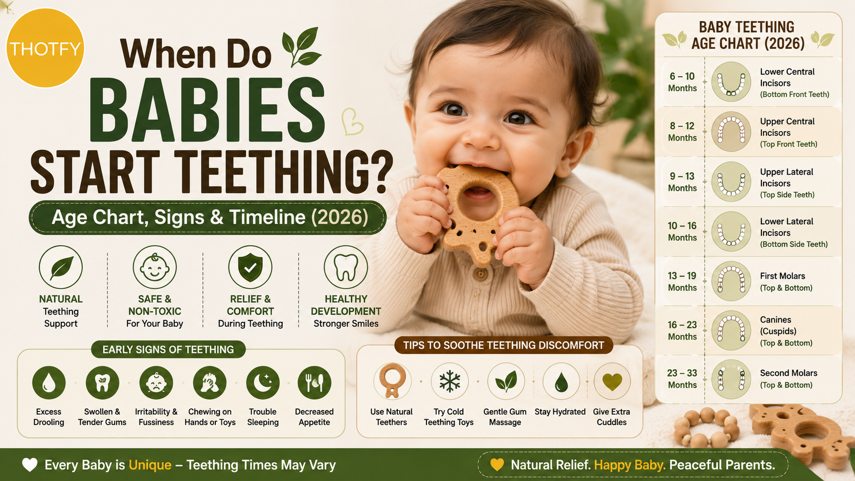 When Do Babies Start Teething in India? Early Signs & Age Guide (2026)