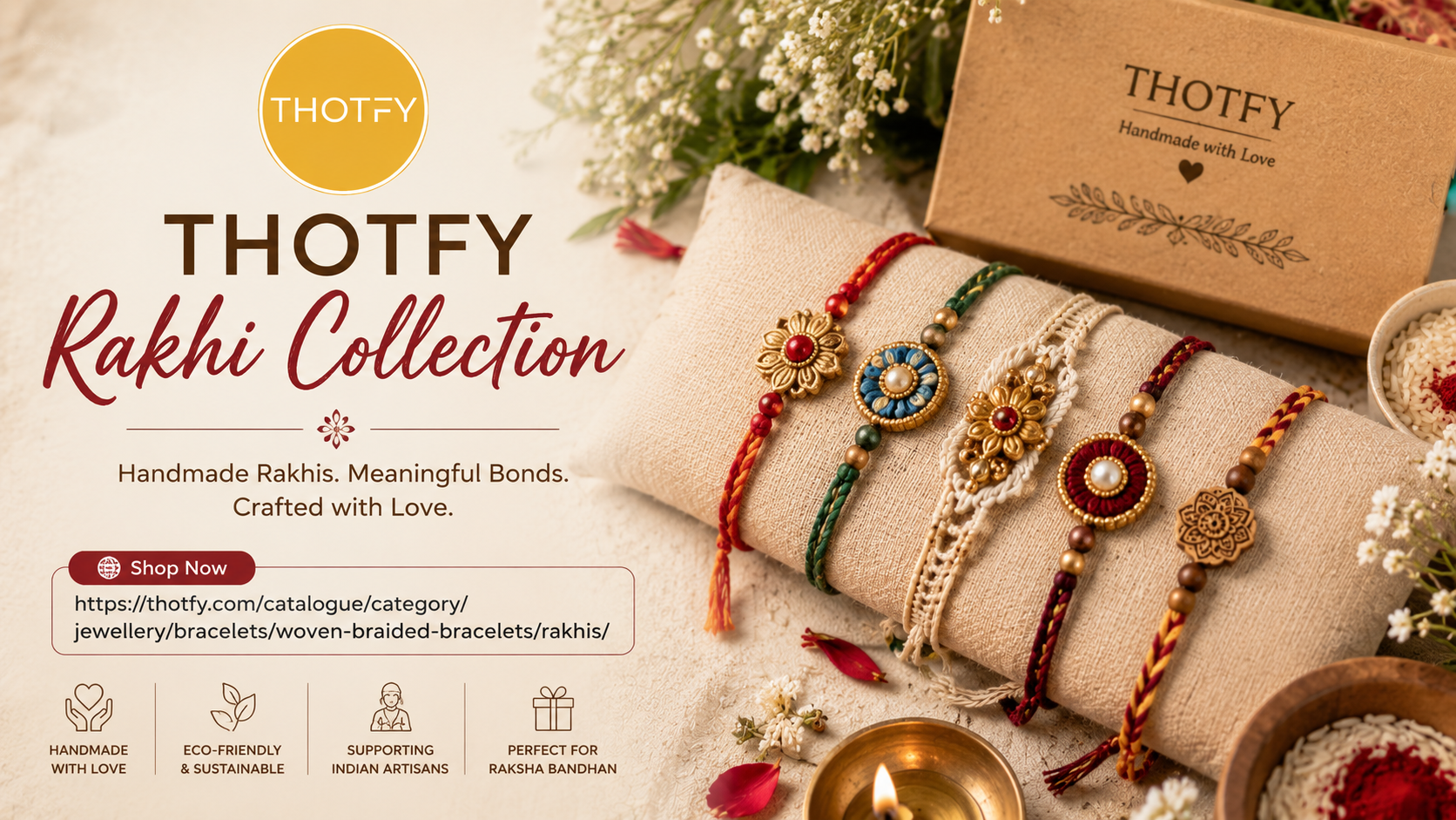 handmade rakhi