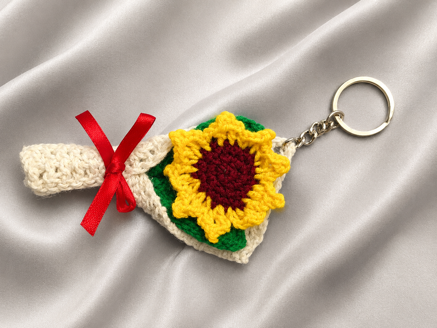 Sunflower Keychain Crochet