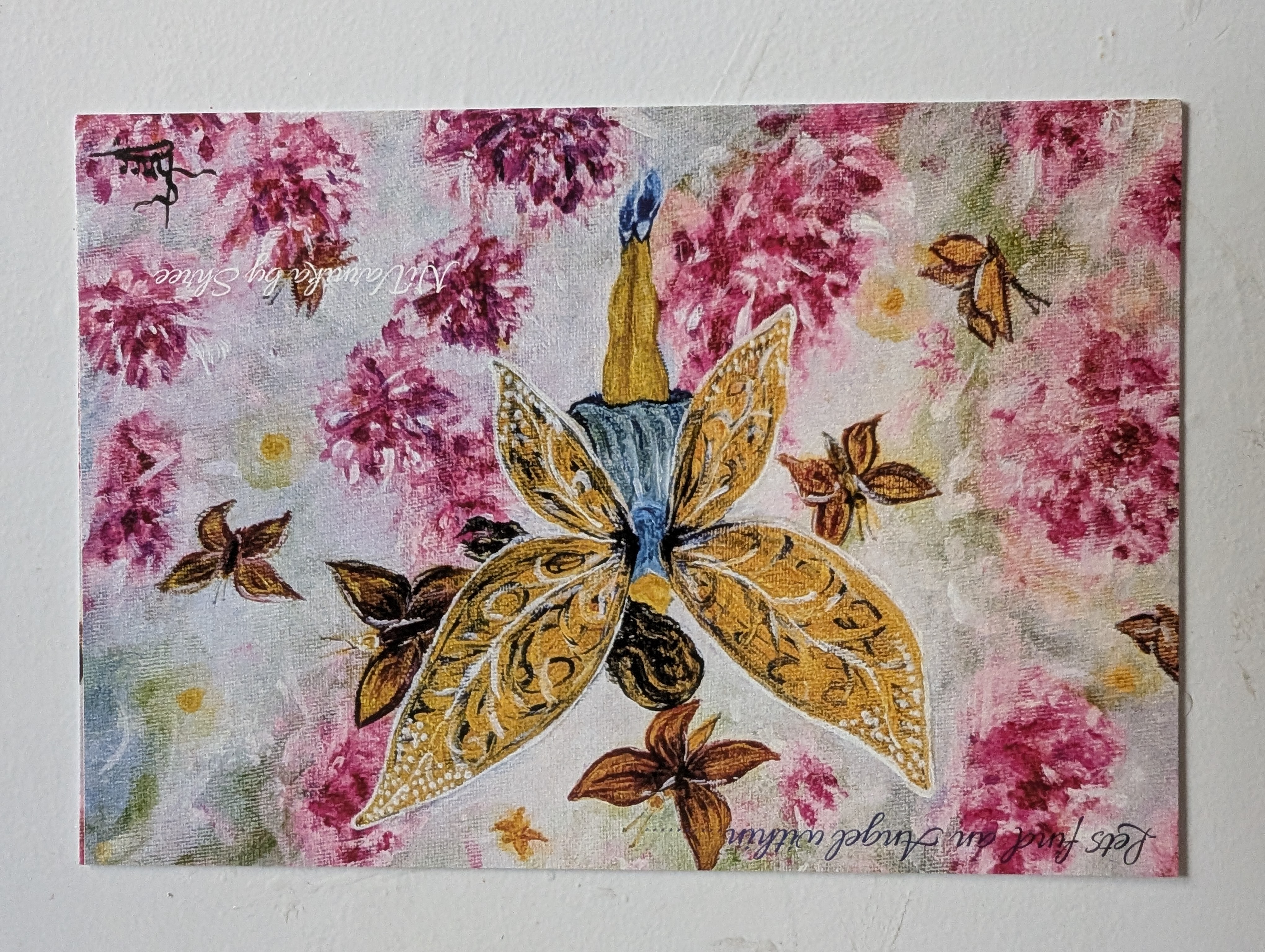 Angle within - A6 Size Post card