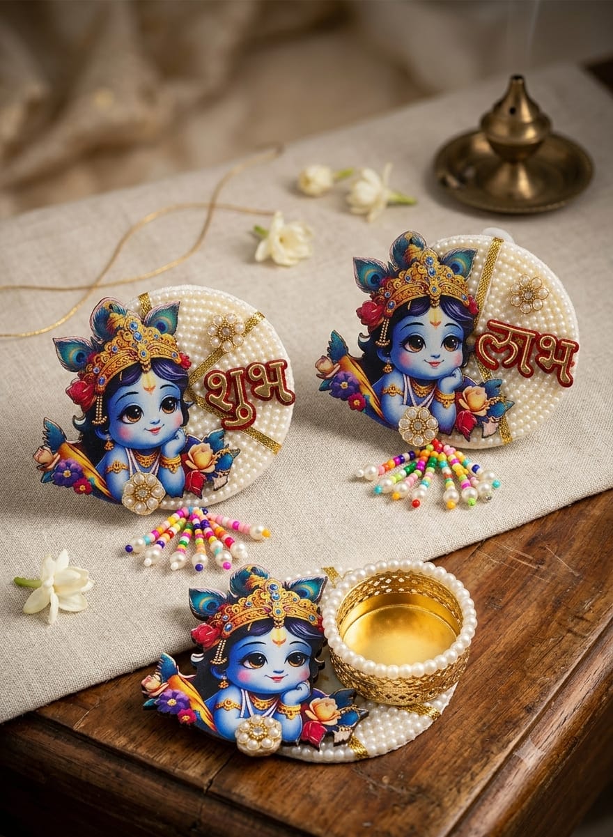 Bal Gopal Shubh Labh Festive Décor Set