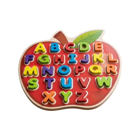 Big-Red Apple ABC Discovery Board – Learning Set