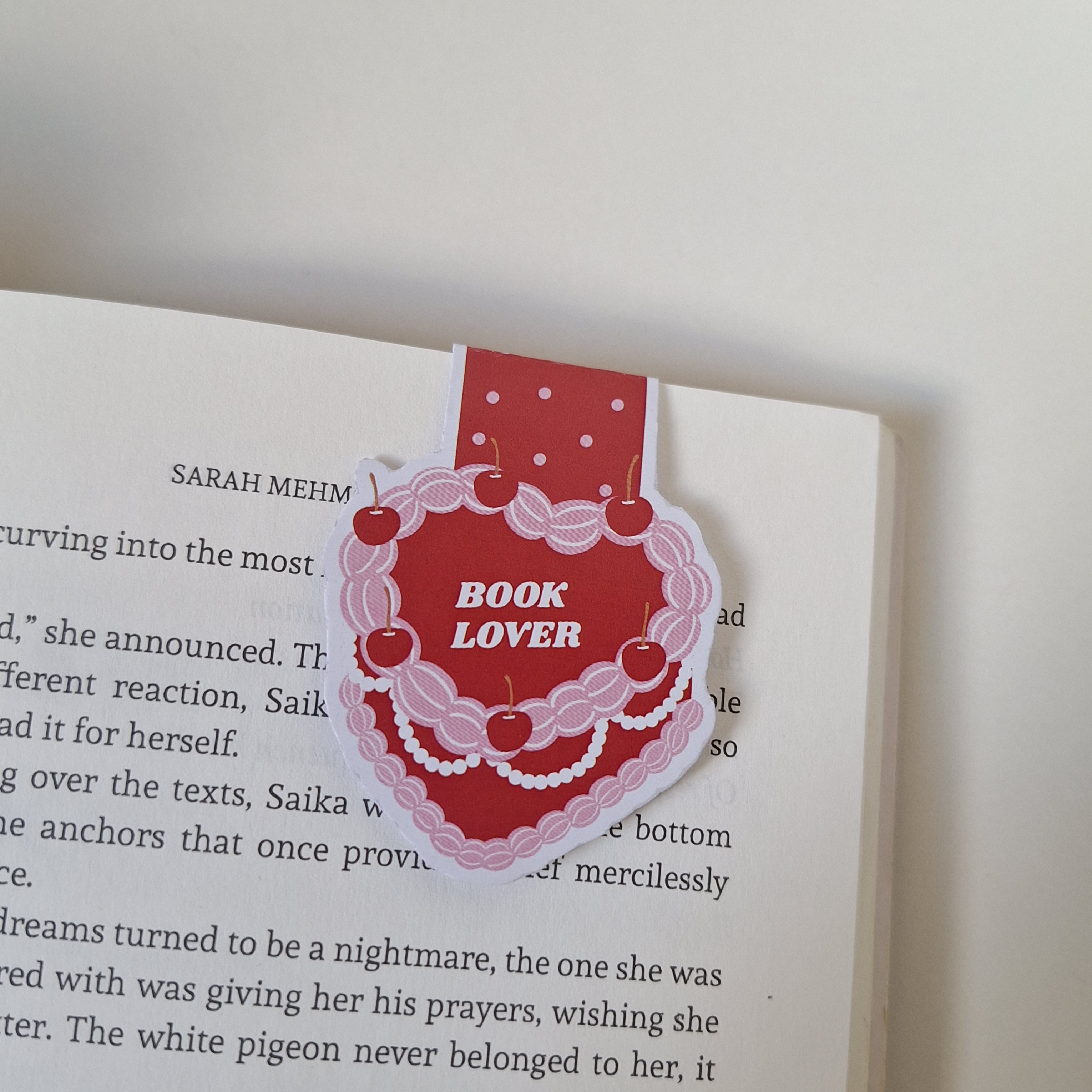 Book Lover Magnetic Bookmark