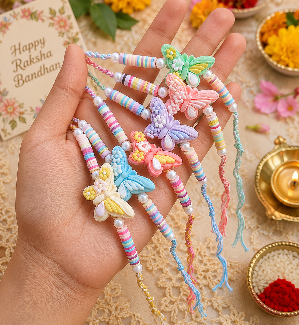 Butterfly Bliss Kids Rakhi