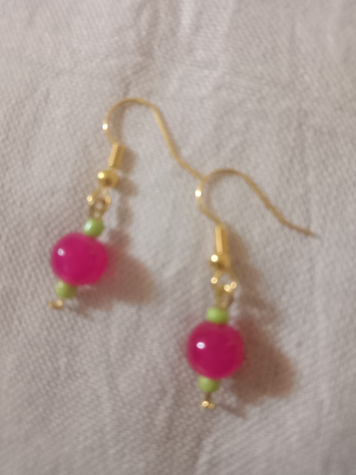 Minimalist Translucent Glow Bead Dangle Drops