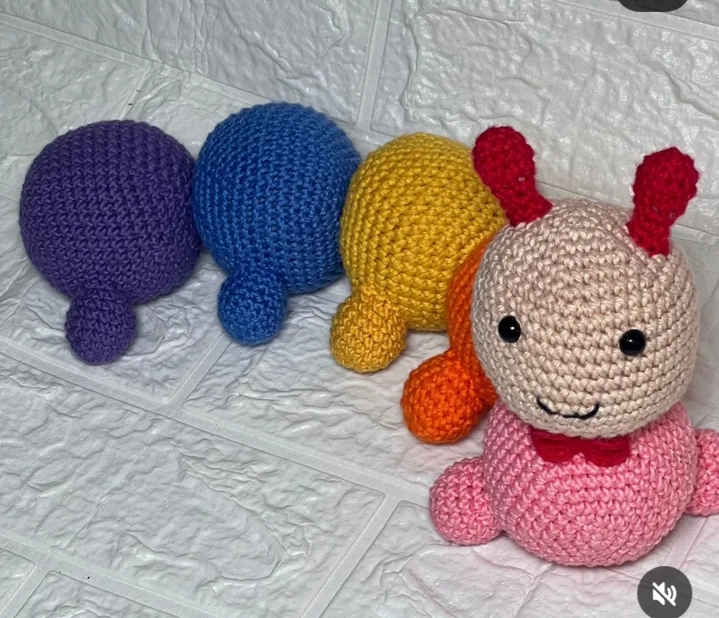 Crochet caterpillar