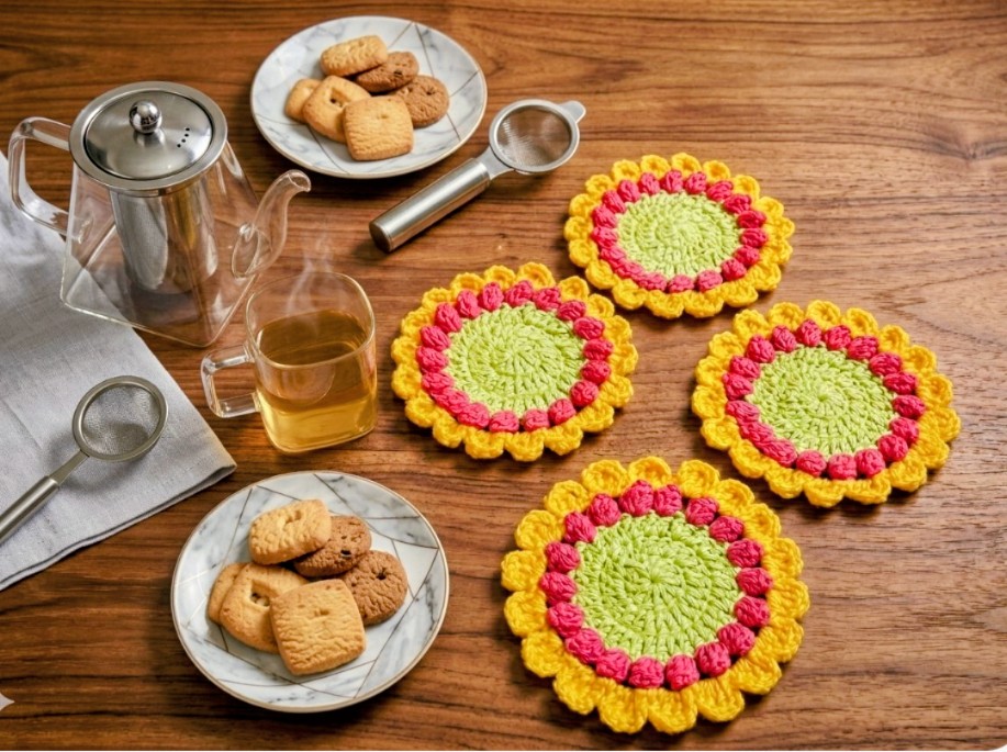Crochet coaster