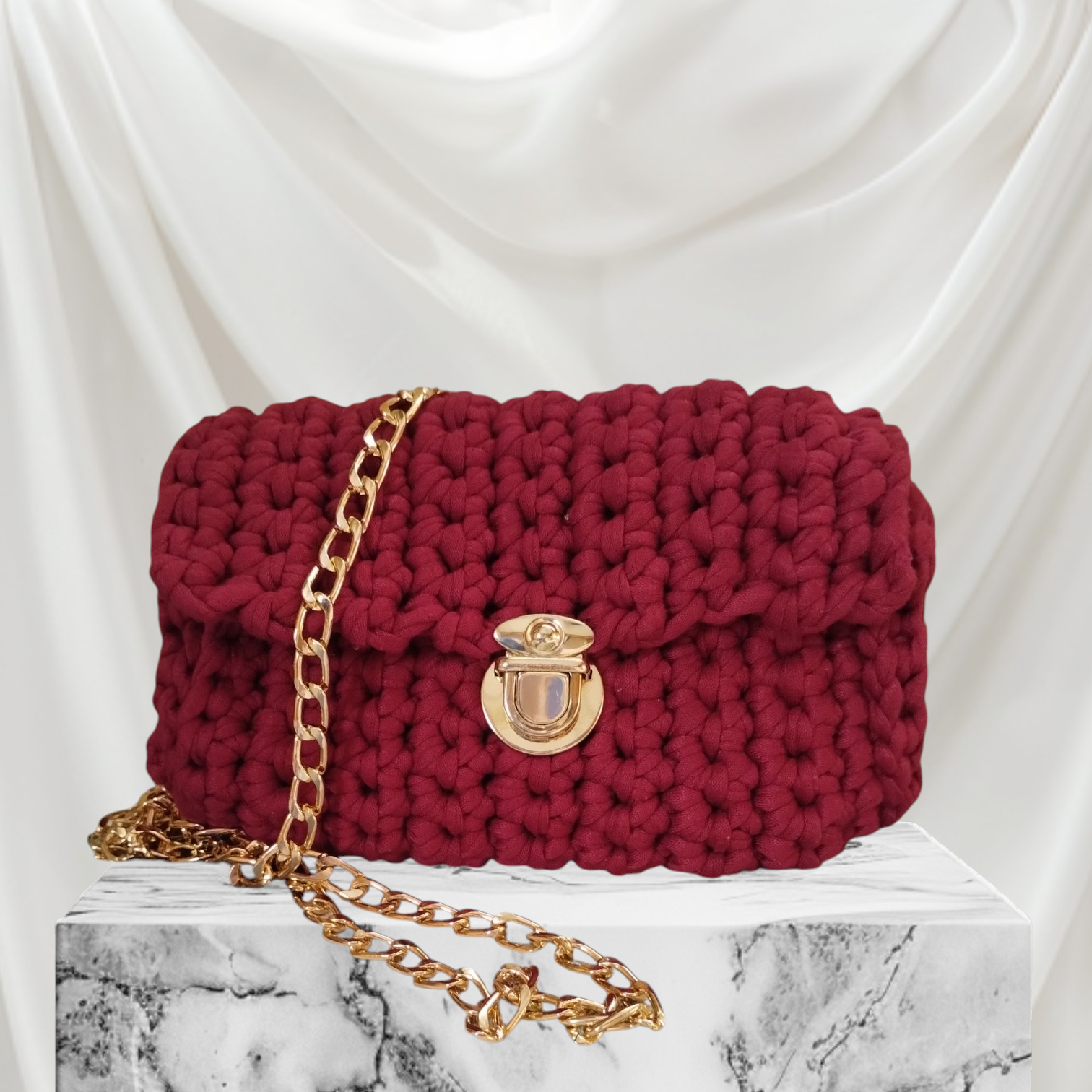 Handmade Crochet Envelope Clutch for Women | Elegant Crochet Clutch Bag for Parties & Special Occasions