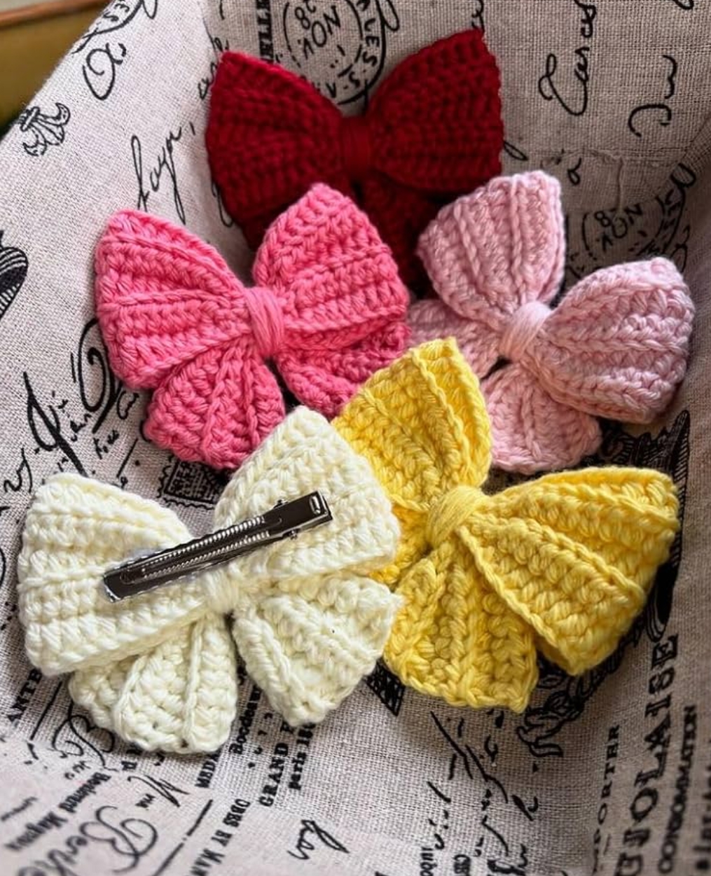 Crochet Hair Bow