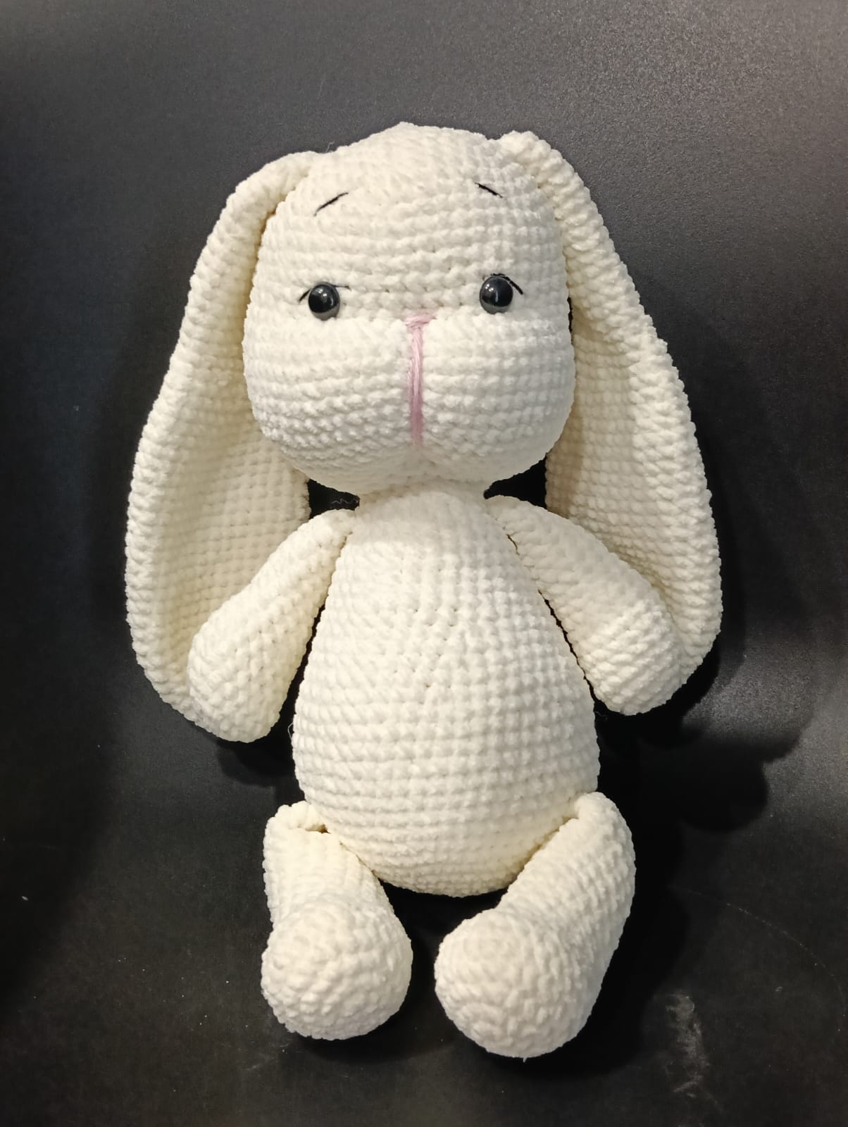 Crochet long ear bunny
