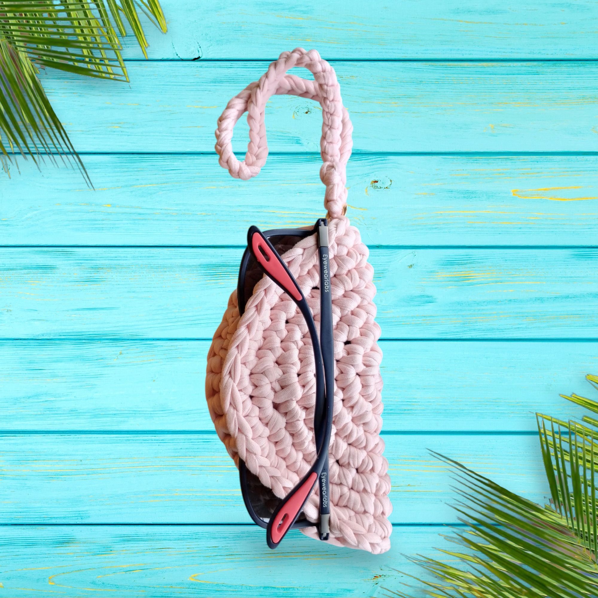 Handmade Crochet Sunglasses Case | Soft Protective Eyewear Pouch for Sunglasses & Glasses
