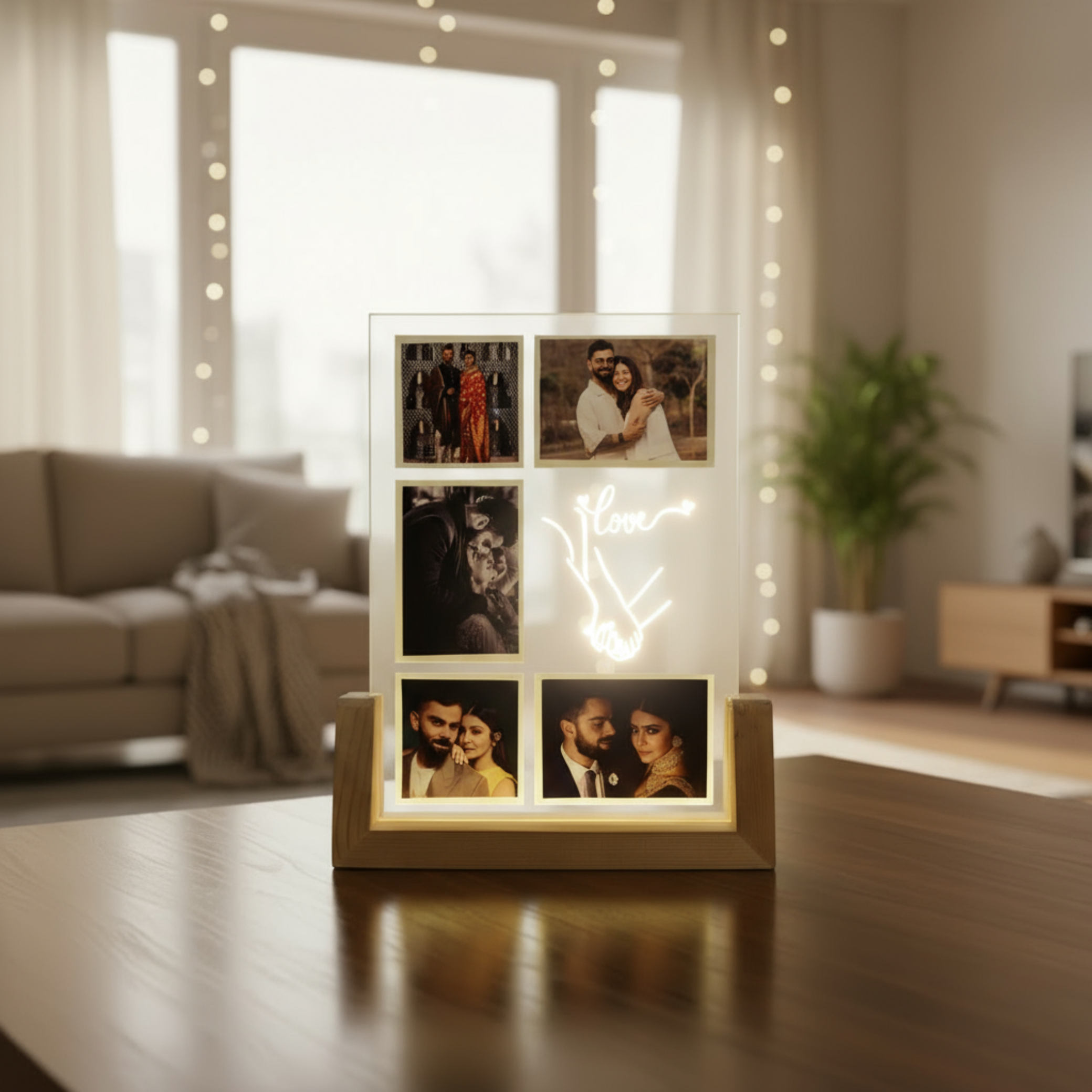 Custom Acrylic Light Up Photo Frame