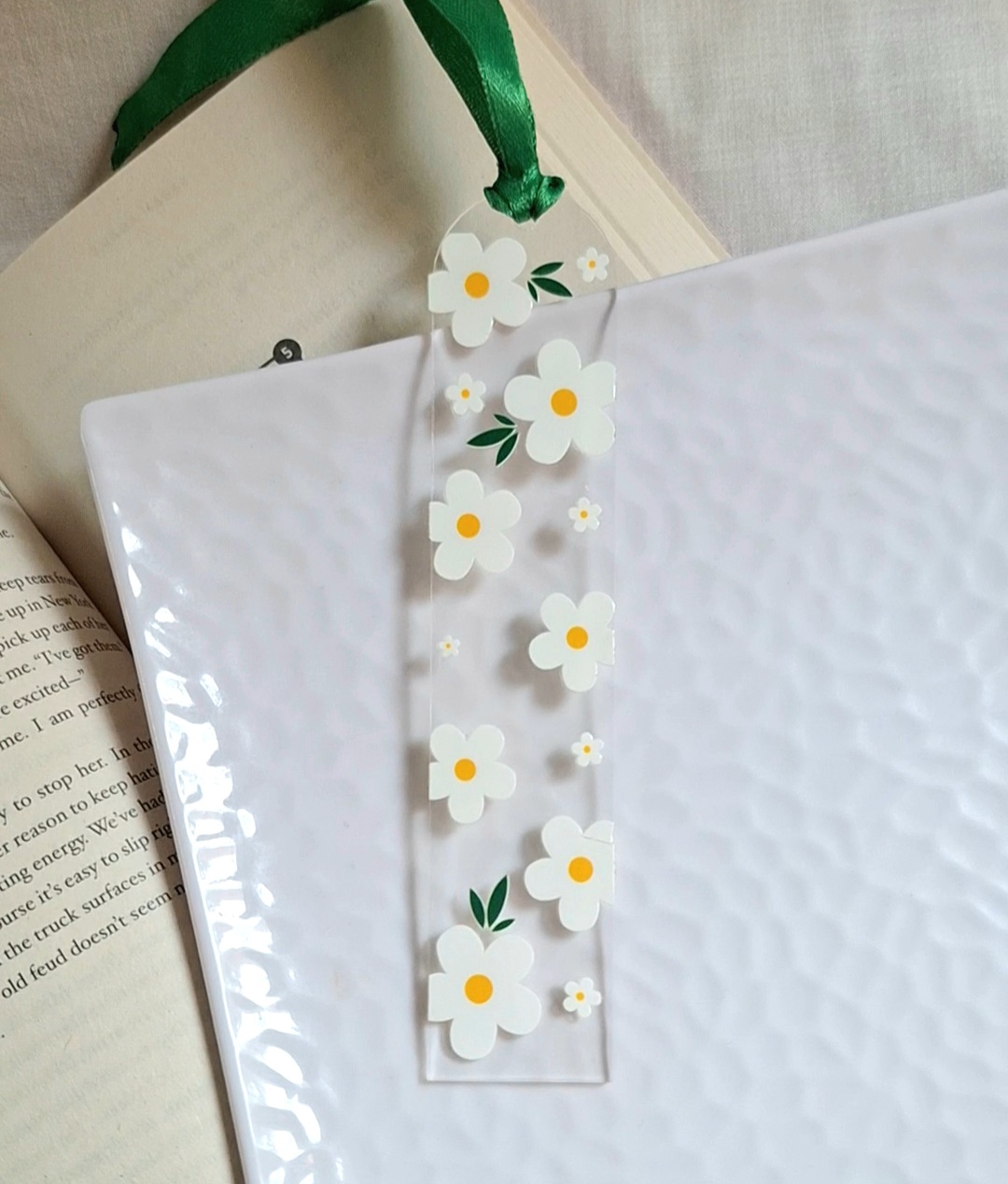 Daisy Flowers bookmark | floral bookmarks | gift for bookworms