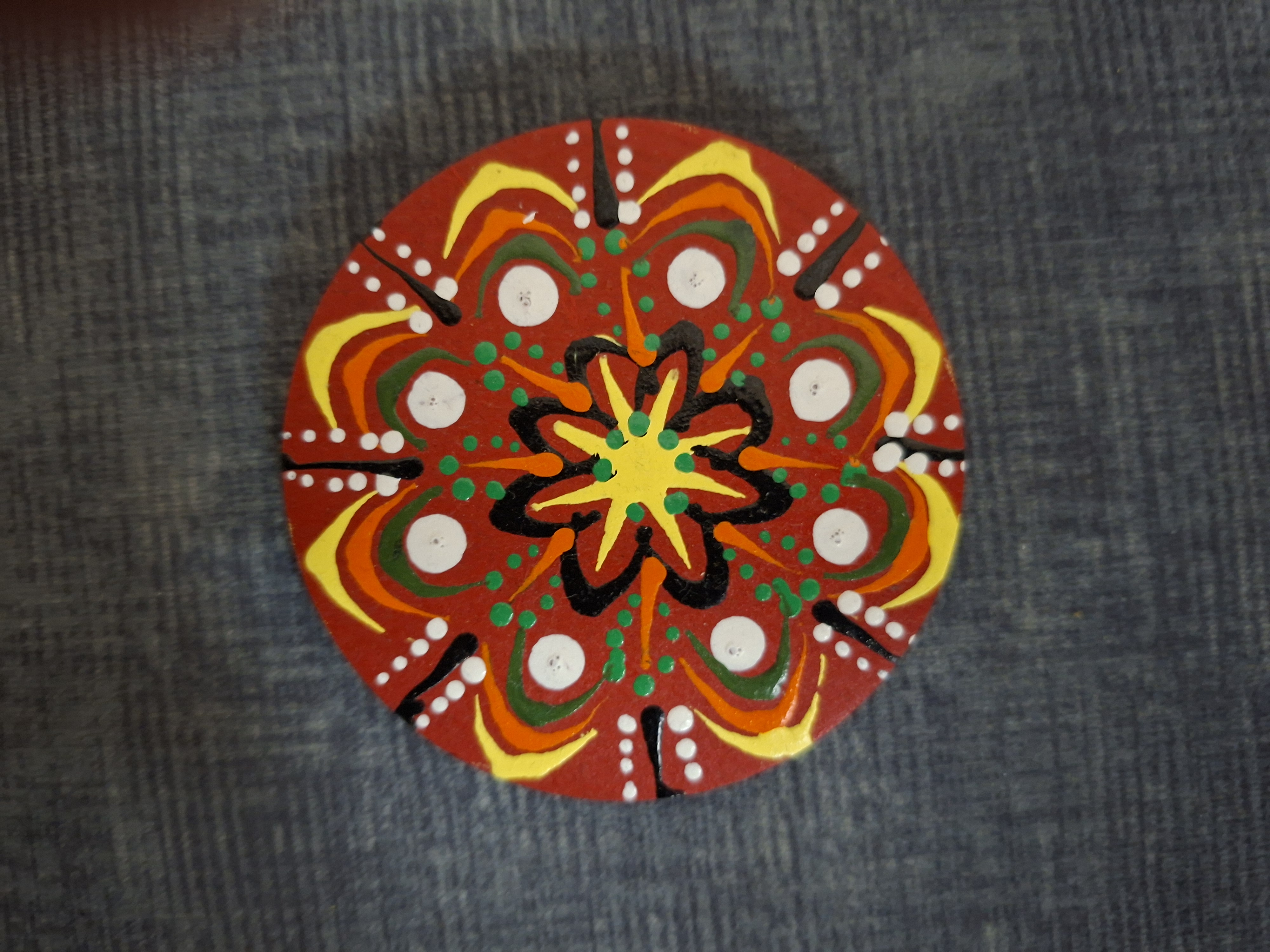 Decorative fridge magnet