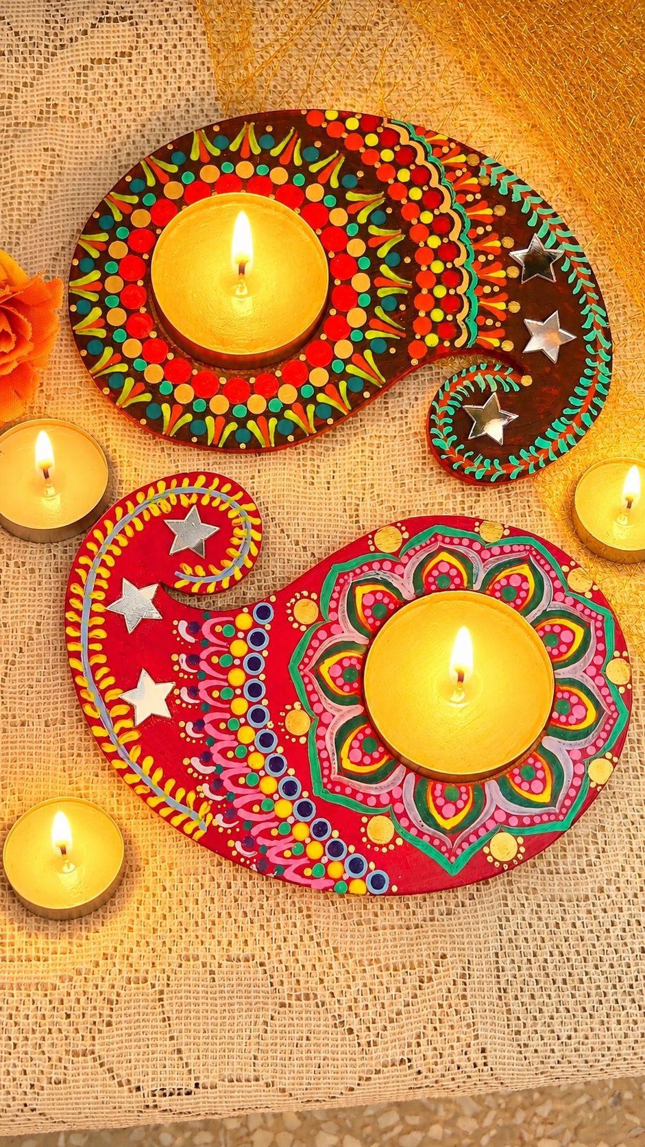 Deepika Candleholders Pair