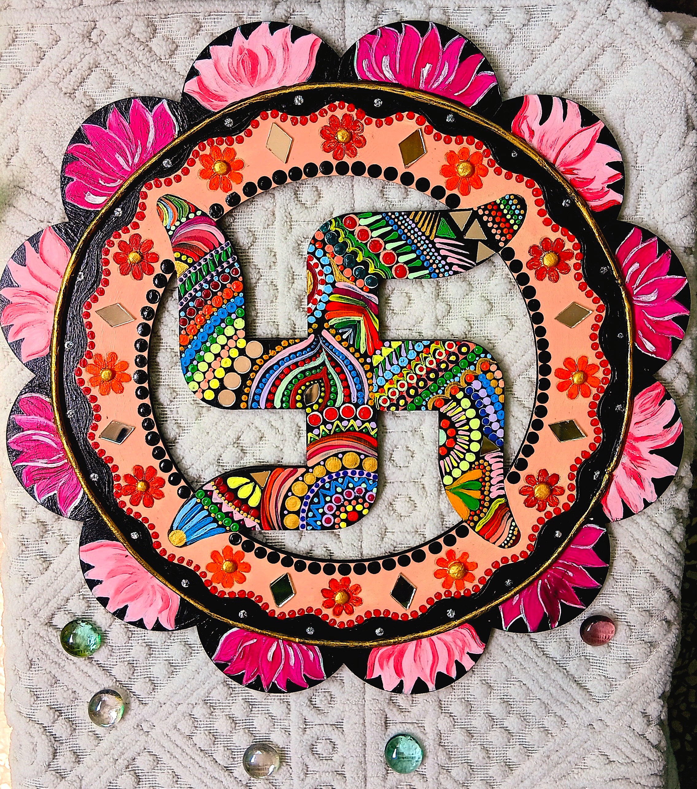 Dot Mandala Swastik