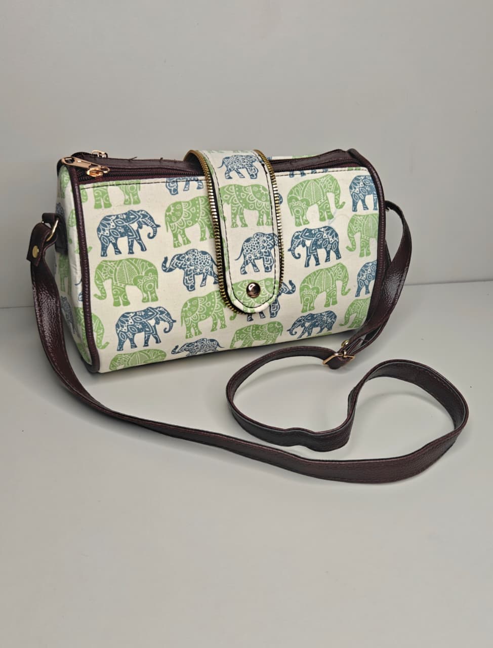 Essential Carry Kit – Premium Hand Block Printed Cotton Sling Bag