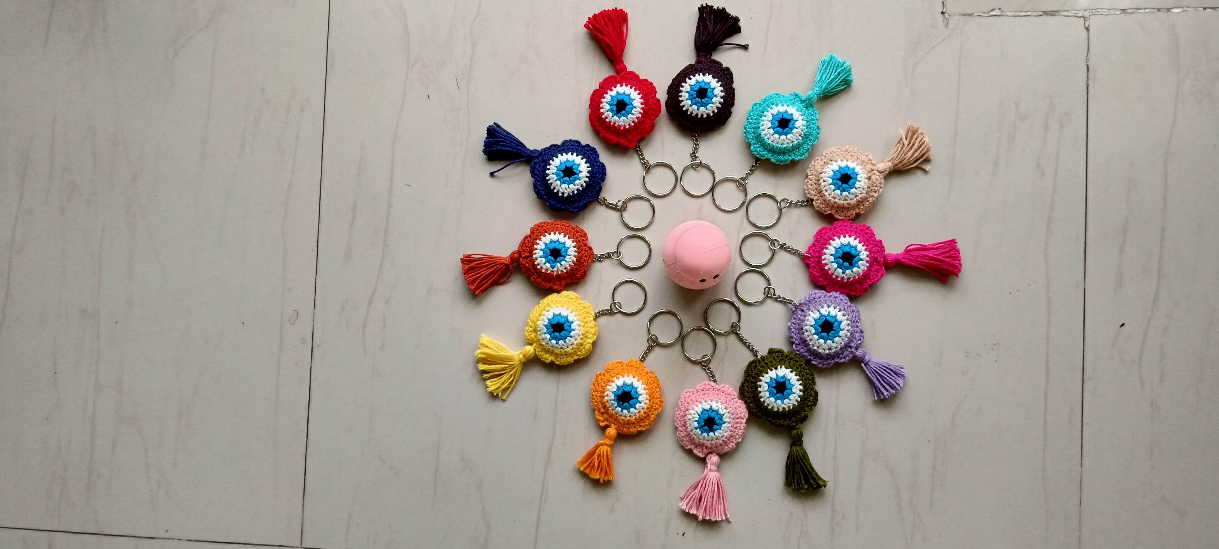 Evileye Floral keychains