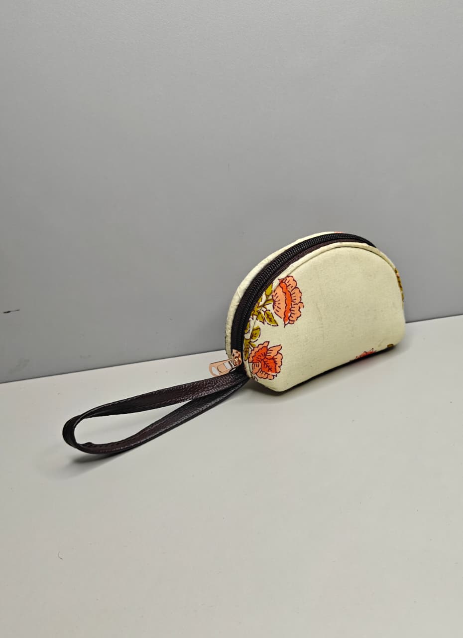 Hand Block Printed Fabric Pouch