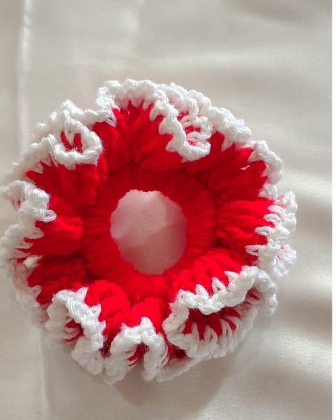 Handmade Crochet Hair Scrunchie for Women & Girls