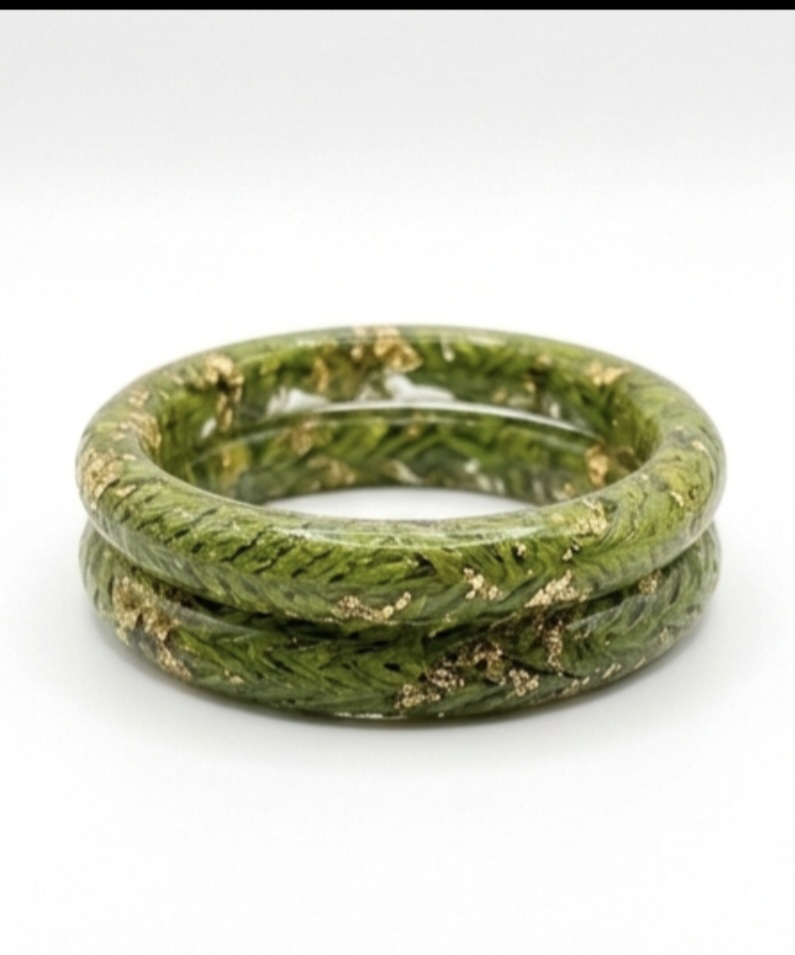 Handmade resin bangles