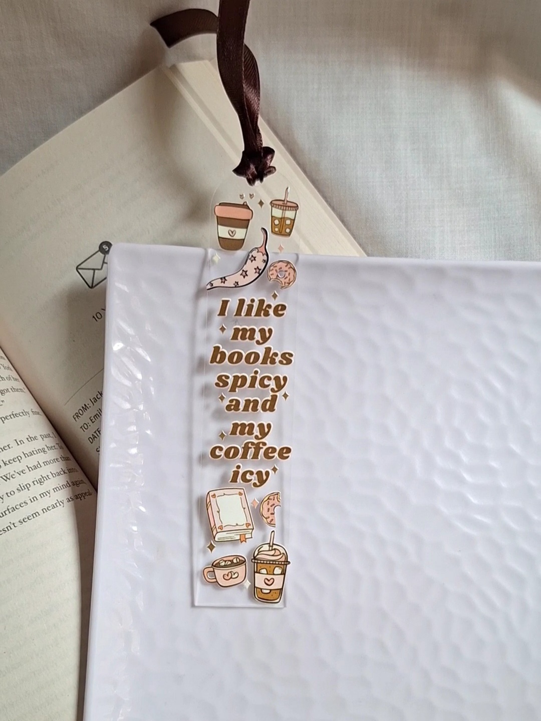 Icy Spicy Bookmark | Aesthetic acrylic bookmarks | gifts for book lovers