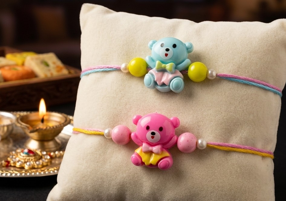 Kids Designer Teddy Bear Rakhi