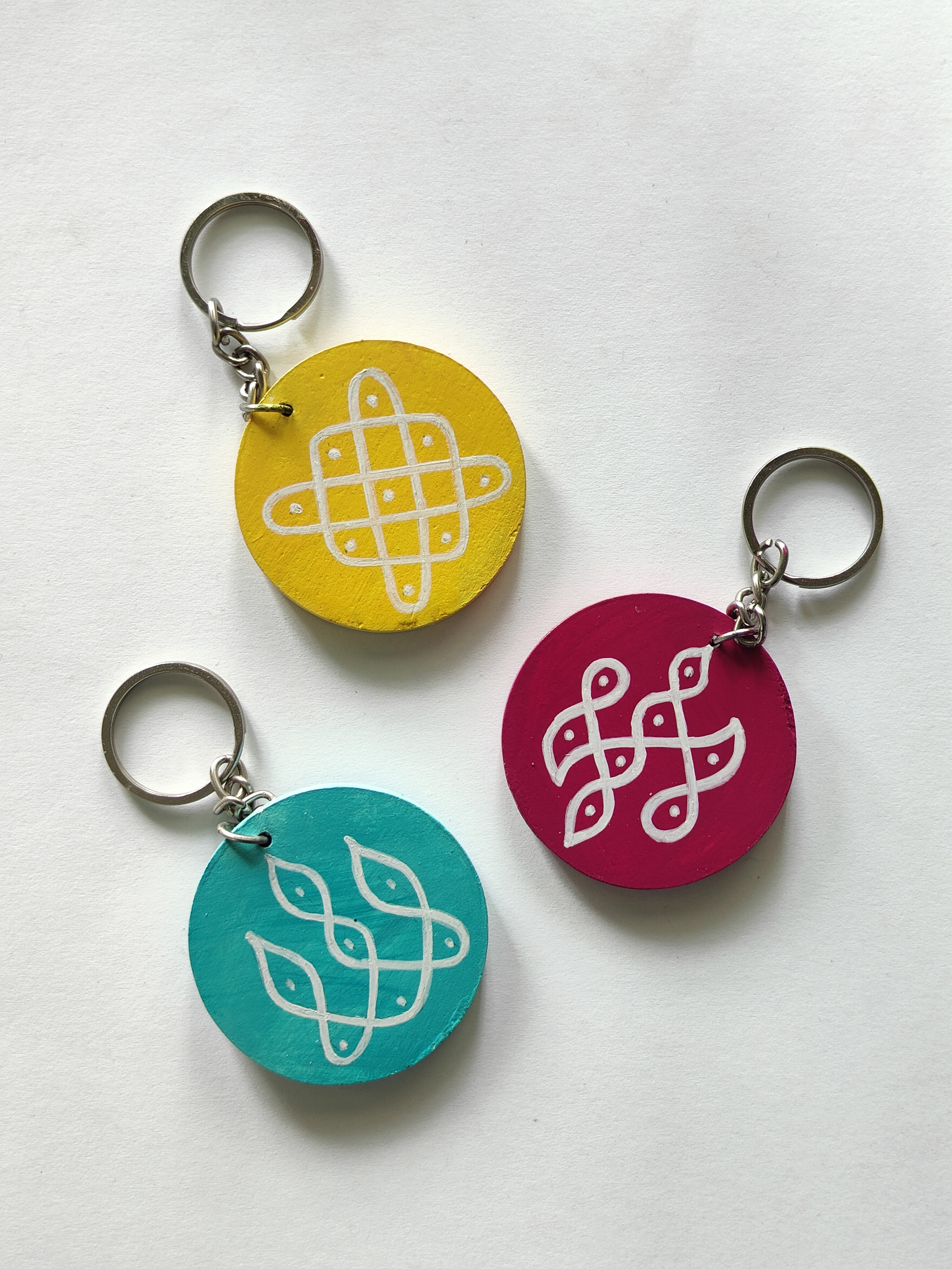 Kolam Keychain