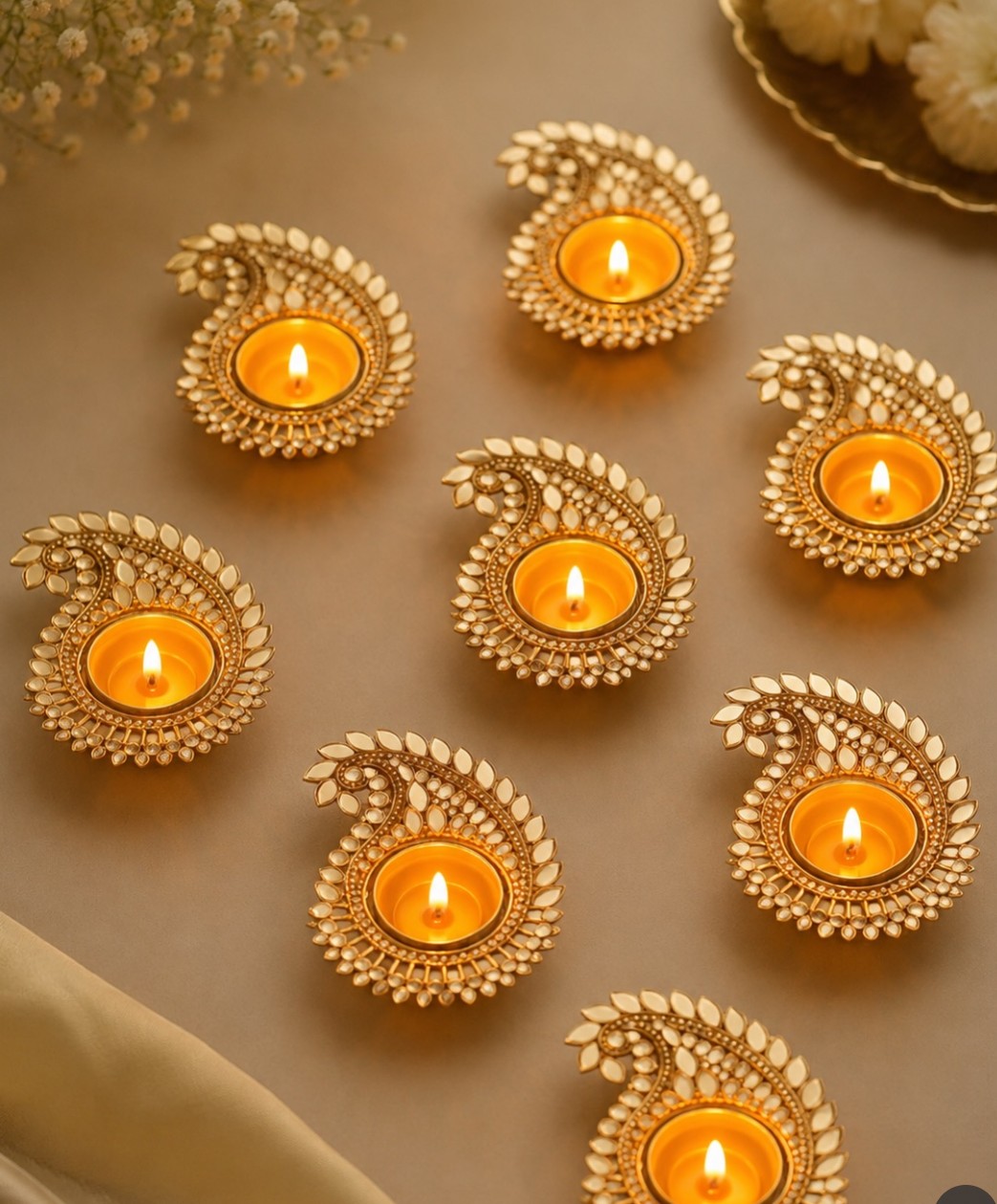 Kundan Glow Diya
