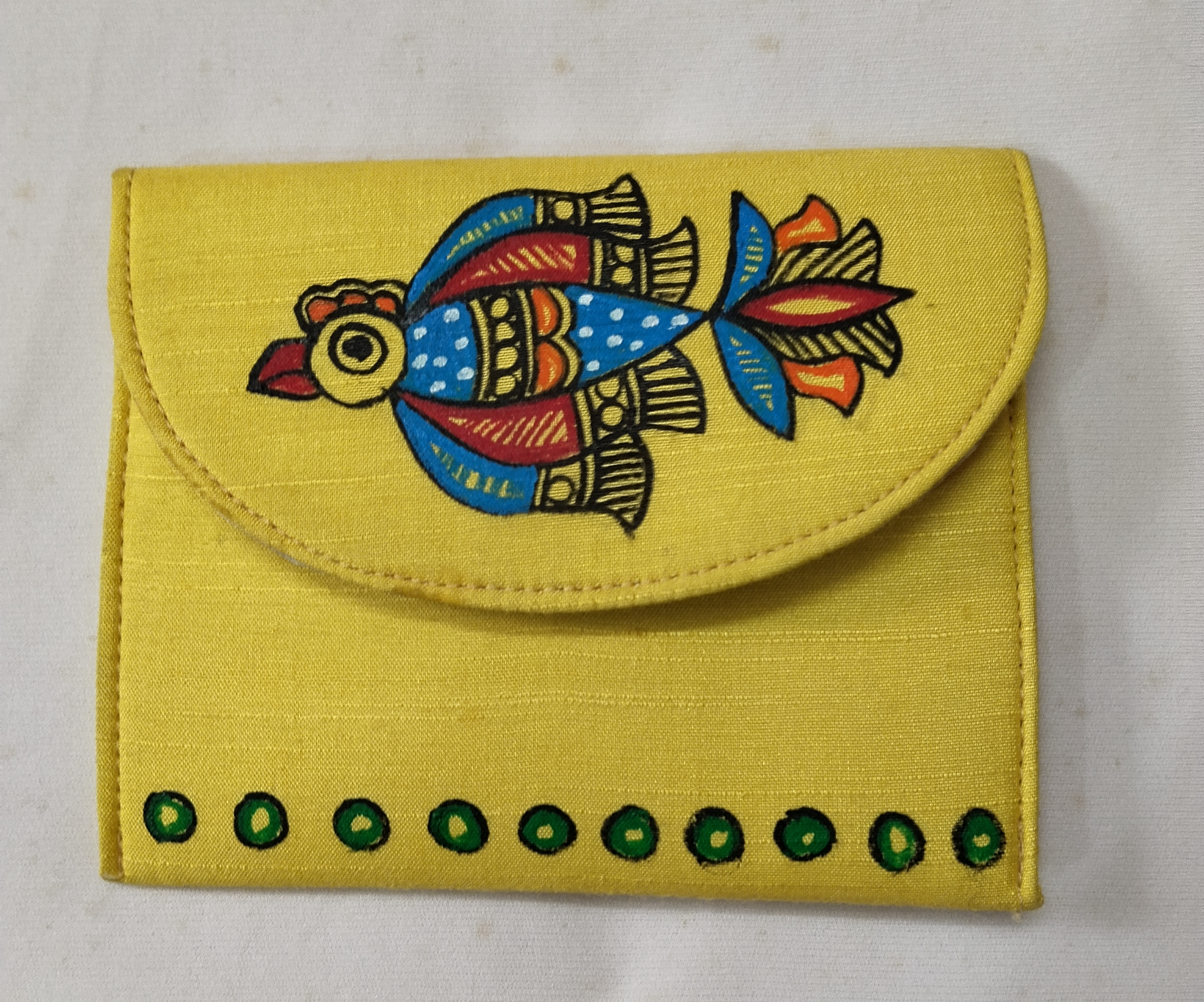 Mithila Grace Handmade Silk Coin Pouch