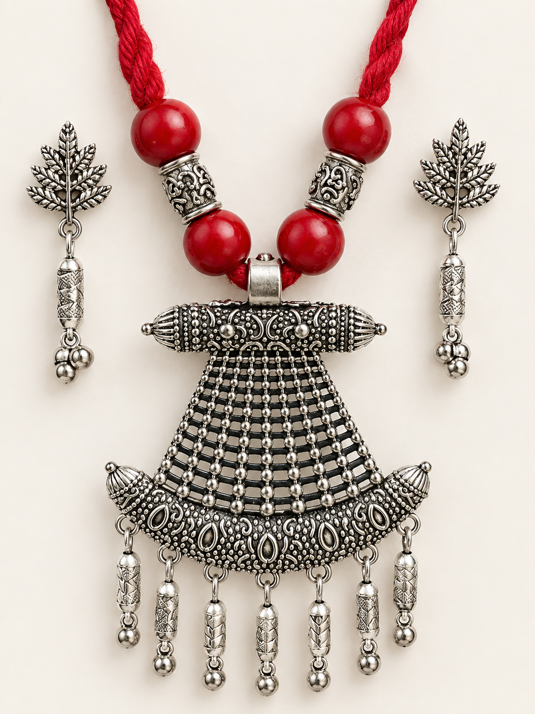 Oxidised Necklace set